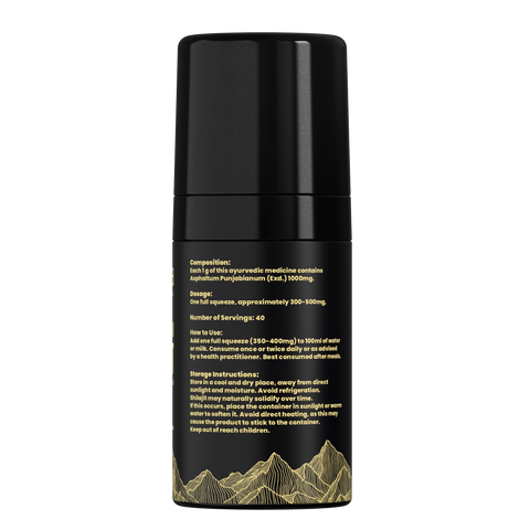 Pure Himalayan Shilajit Resin Pump