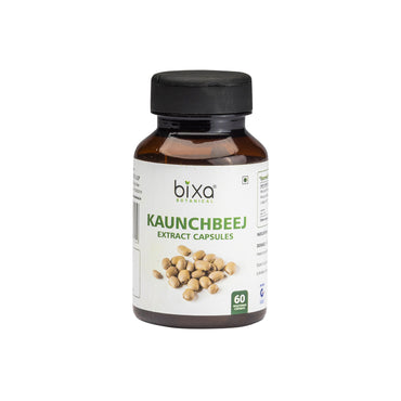 Mucuna / Kaunch beej Extract 60 Veg Capsules (450mg) 15% L-Dopa by HPLC