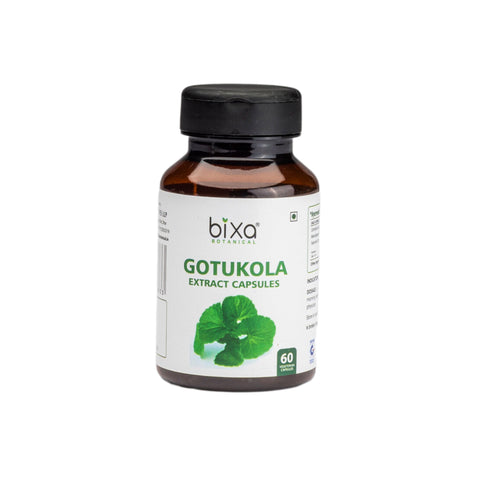 Gotu Kola / Mandukparni / Centella Asiatica Extract 60 Veg Capsules (450mg) 30% Saponins