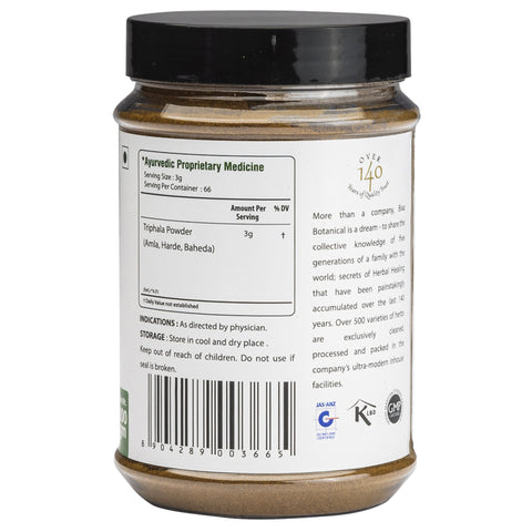 Triphala Fruit Powder  Amla + Haritaki + Bibhitaki