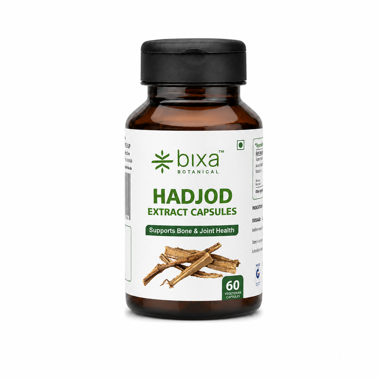 Cissus / Hadjod Extract 60 Veg Capsules (450mg)  2.5% 3-keto steroids