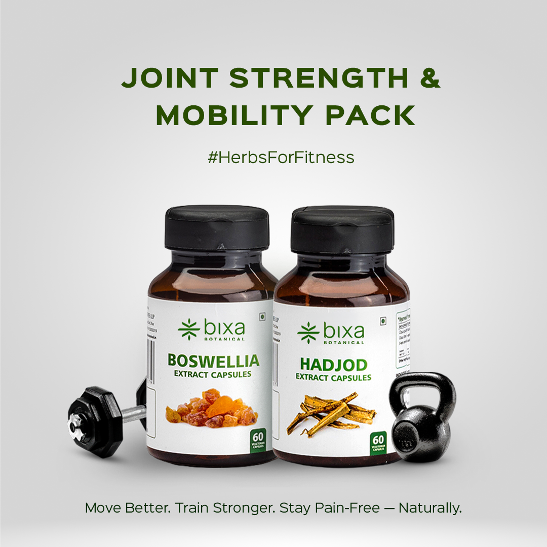 Joint Strength & Mobility Pack | Boswellia + Hadjod Extract Capsules  | Combo