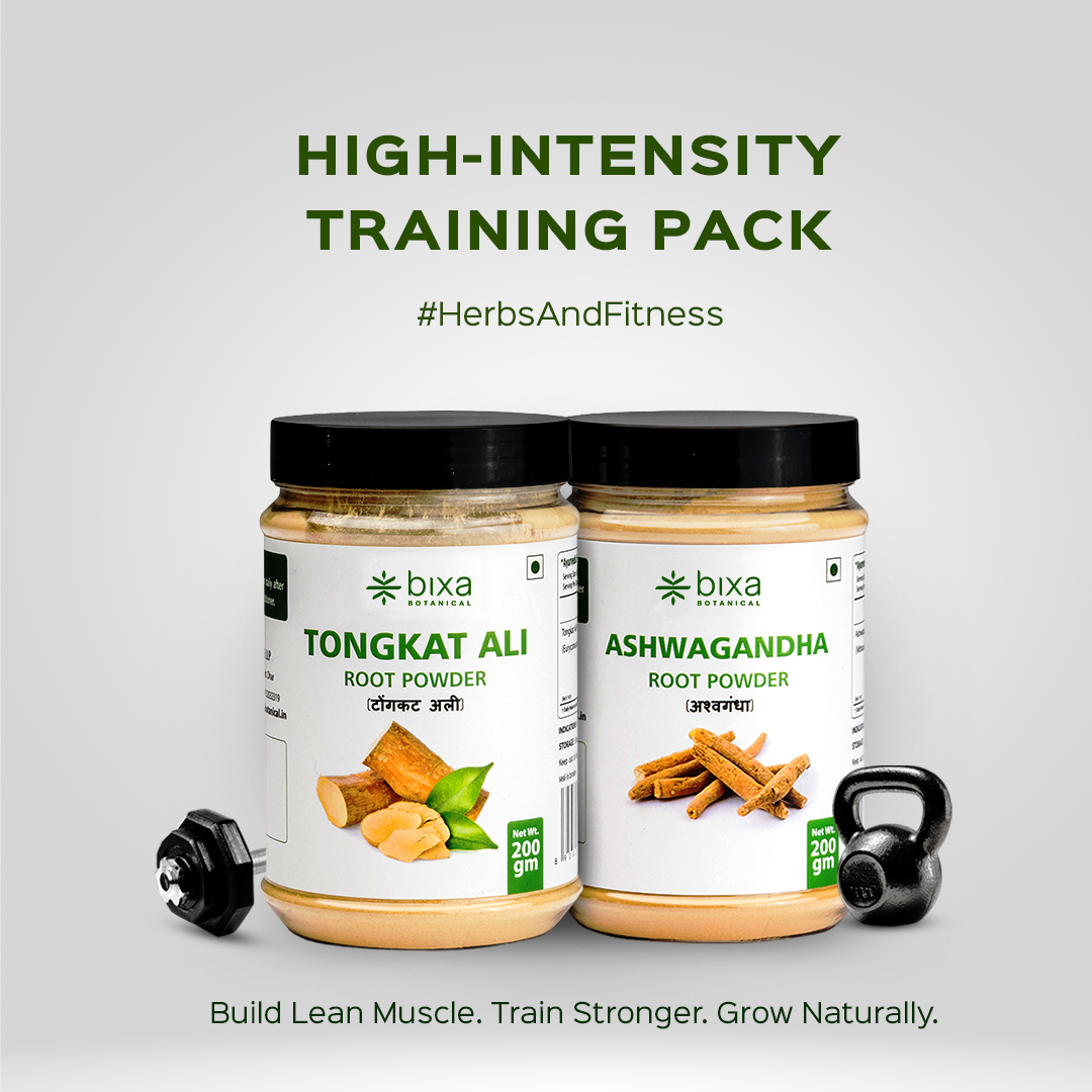 High Intensity Training Pack | Ashwagandha + Tongkat Ali Powder | Combo