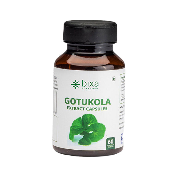 Gotu Kola / Mandukparni / Centella Asiatica Extract 60 Veg Capsules (450mg) 30% Saponins