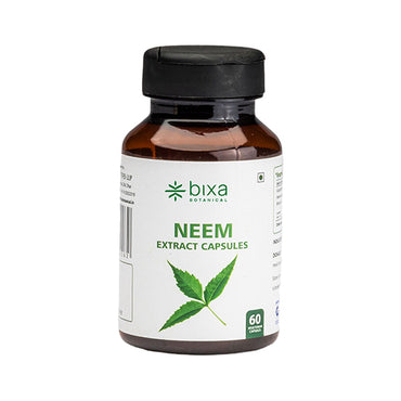 Neem Leaf Extract 60 Veg Capsules (450mg) 3% Bitters