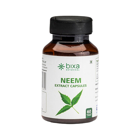 Neem Leaf Extract 60 Veg Capsules (450mg) 3% Bitters