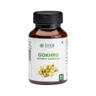 Gokhru / Tribulus Extract 60 Veg Capsules (450mg) 40% Saponins