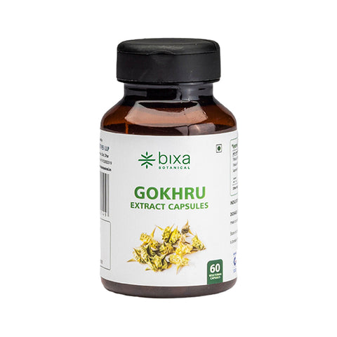 Gokhru / Tribulus Extract 60 Veg Capsules (450mg) 40% Saponins