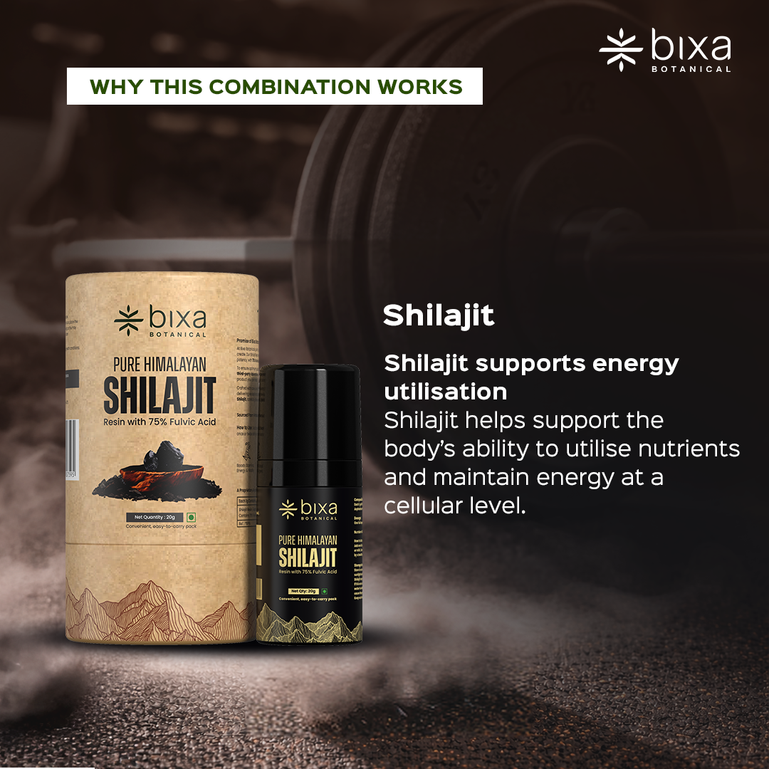 Daily Fitness Nutrition Pack | Moringa Powder + Shilajit Resin | Combo