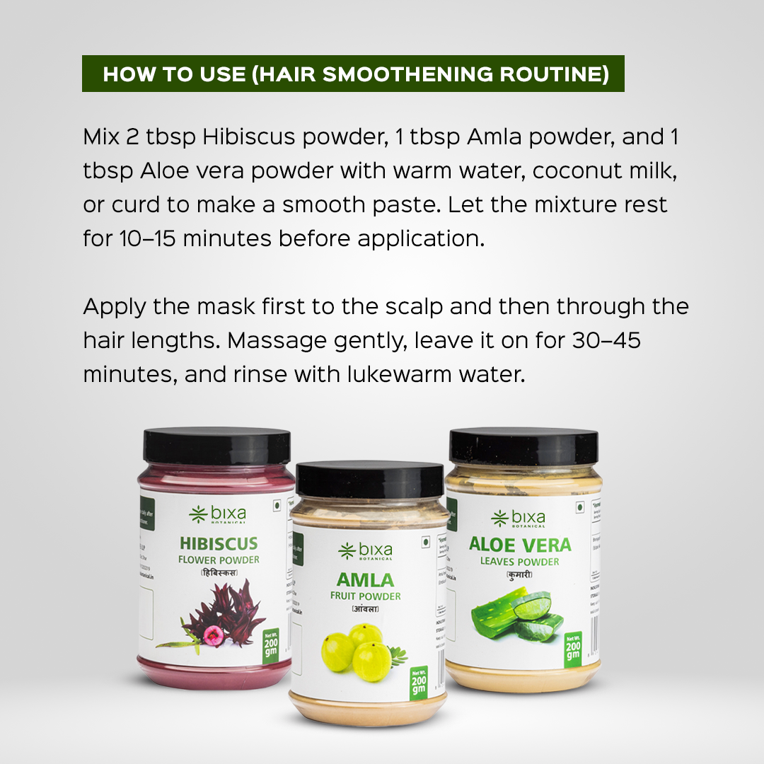 Smooth & Shiny Hair Ritual | Hibiscus + Amla + Aloe Vera | Combo