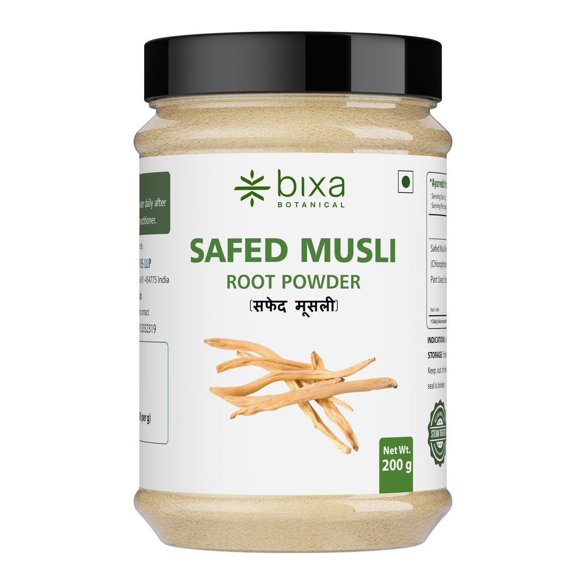 chlorophytum borivilianum seeds Safed Musli Root Powder (Chlorophytum Borivilianum) – Bixa Botanical India