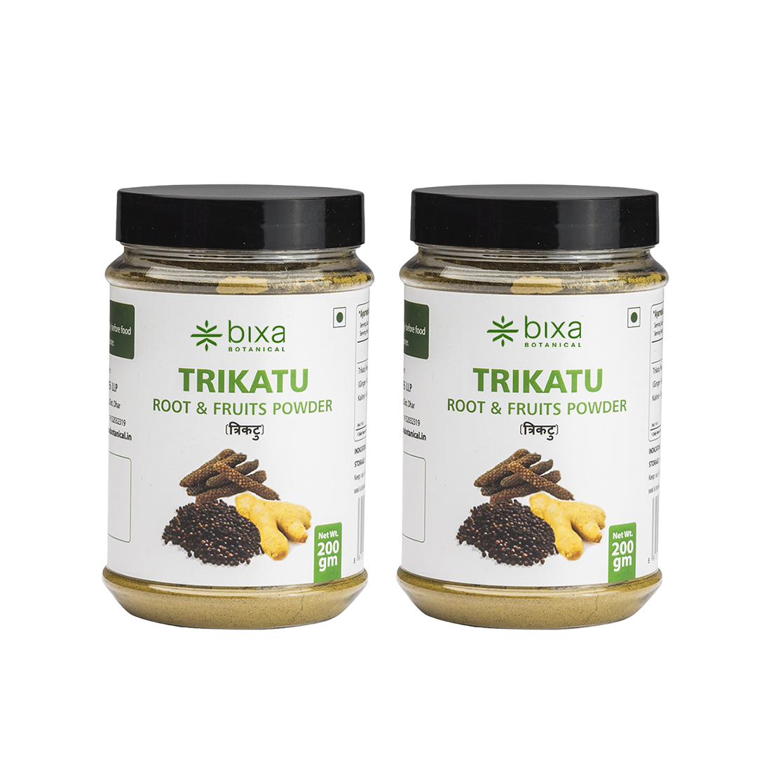 Trikatu Root & Fruits Powder  GINGER + KALIMIRI + PIPPALI