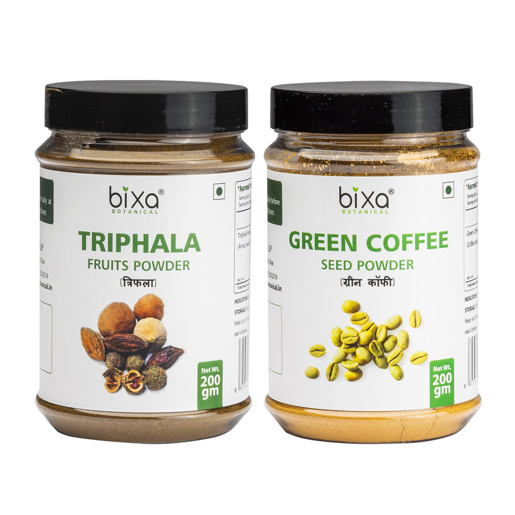 For Weight Wellness  | Green Coffee + Triphala Powder | Combo Kit