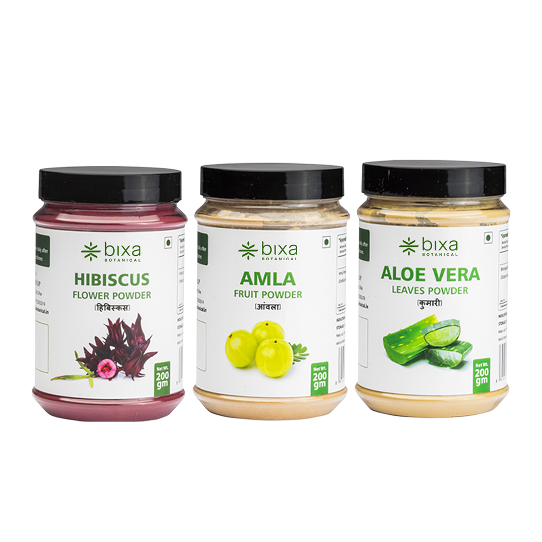 Smooth & Shiny Hair Ritual | Hibiscus + Amla + Aloe Vera | Combo