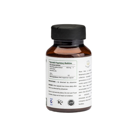 Licorice root / Mulethi extract 60 Veg Capsules (450mg) 25% Glycyrrhizin
