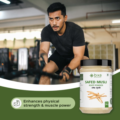 Safed Musli Root Powder Chlorophytum Borivilianum