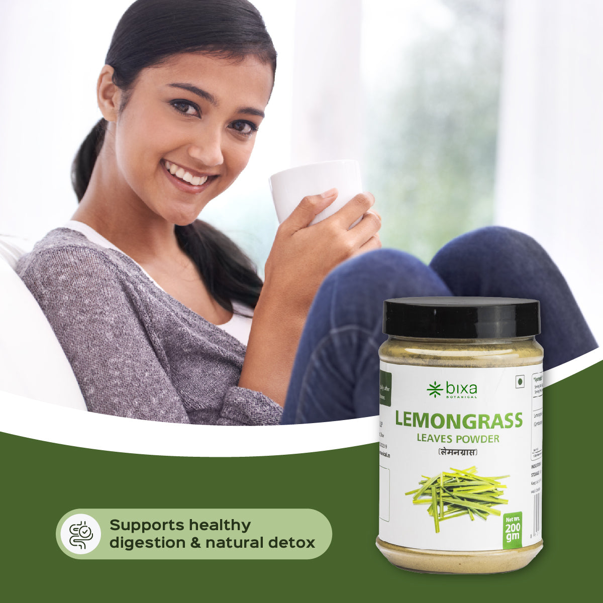 Lemongrass Leaves Powder Cymbopogon Citratus