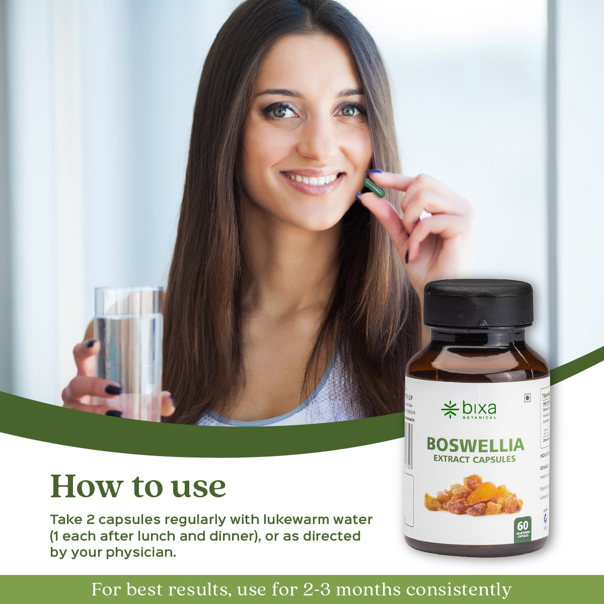 Boswellia Serrata / Shallaki Extract 60 Veg Capsules (450mg) 65% Boswellic acid