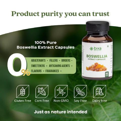 Boswellia Serrata / Shallaki Extract 60 Veg Capsules (450mg) 65% Boswellic acid