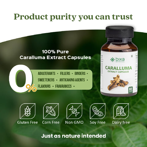 Caralluma Extract 60 Veg Capsules (450mg) 30% Pregnane Glycosides