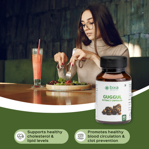 Guggul /Commiphora mukul Extract 60 Veg Capsules (450mg) 2.5% Guggulsterones