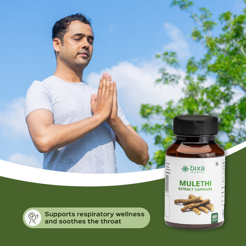 Licorice root / Mulethi extract 60 Veg Capsules (450mg) 25% Glycyrrhizin