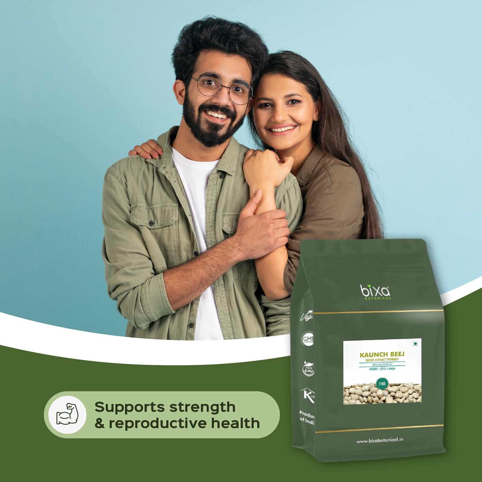 Kaunch Beej (Mucuna Pruriens) dry Extract - 20% L-Dopa by Titration