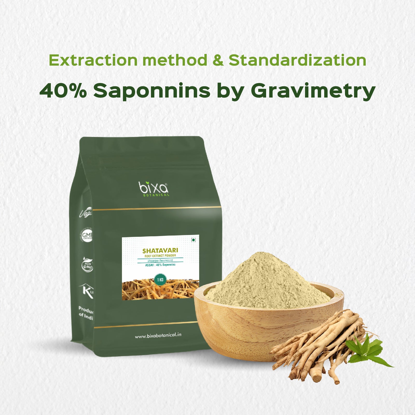 Shatavari (Asparagus Racemosus) dry Extract - 40% Saponnins by Gravimetry