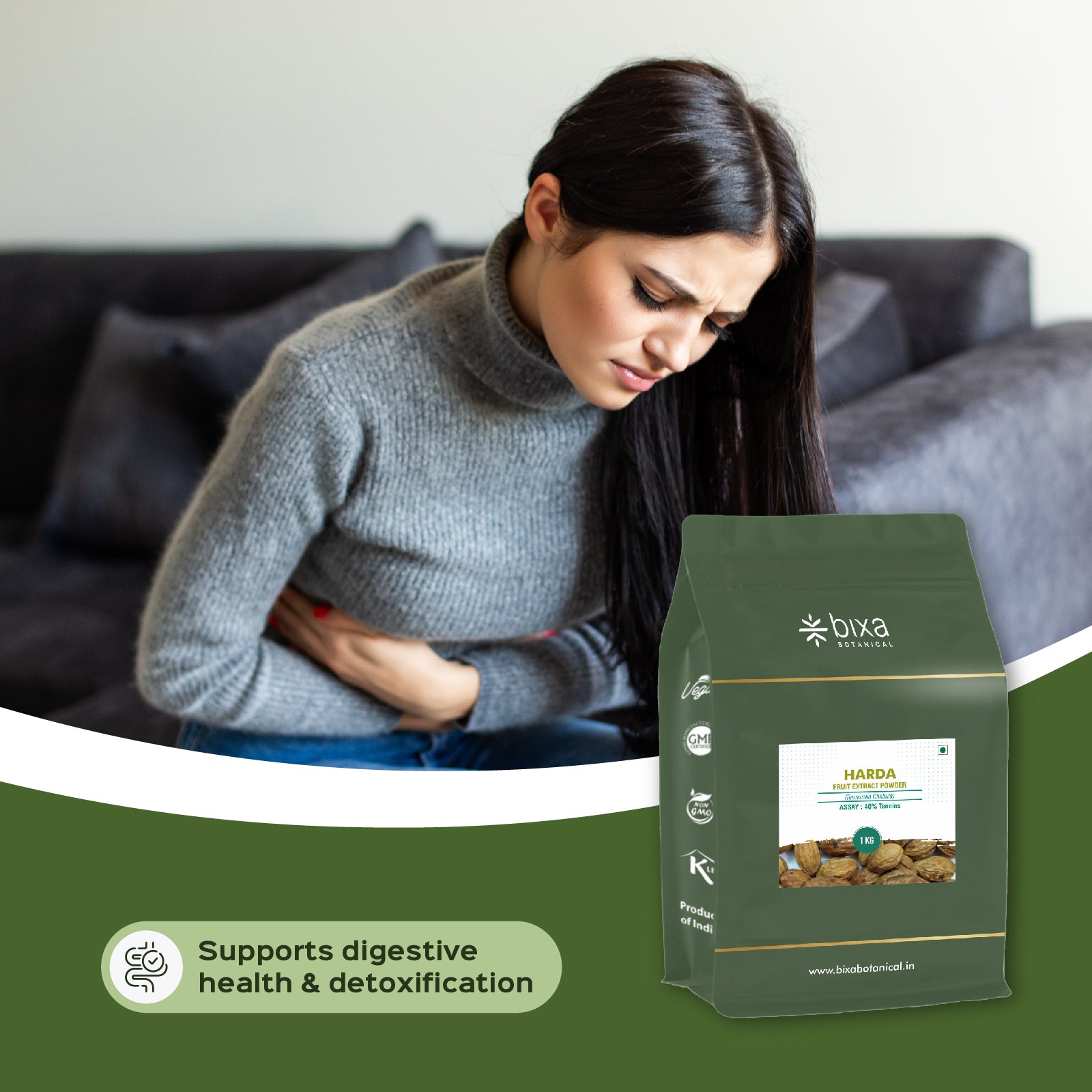 Harda (Terminalia Chebula) dry Extract - 40% Tannins by Titration