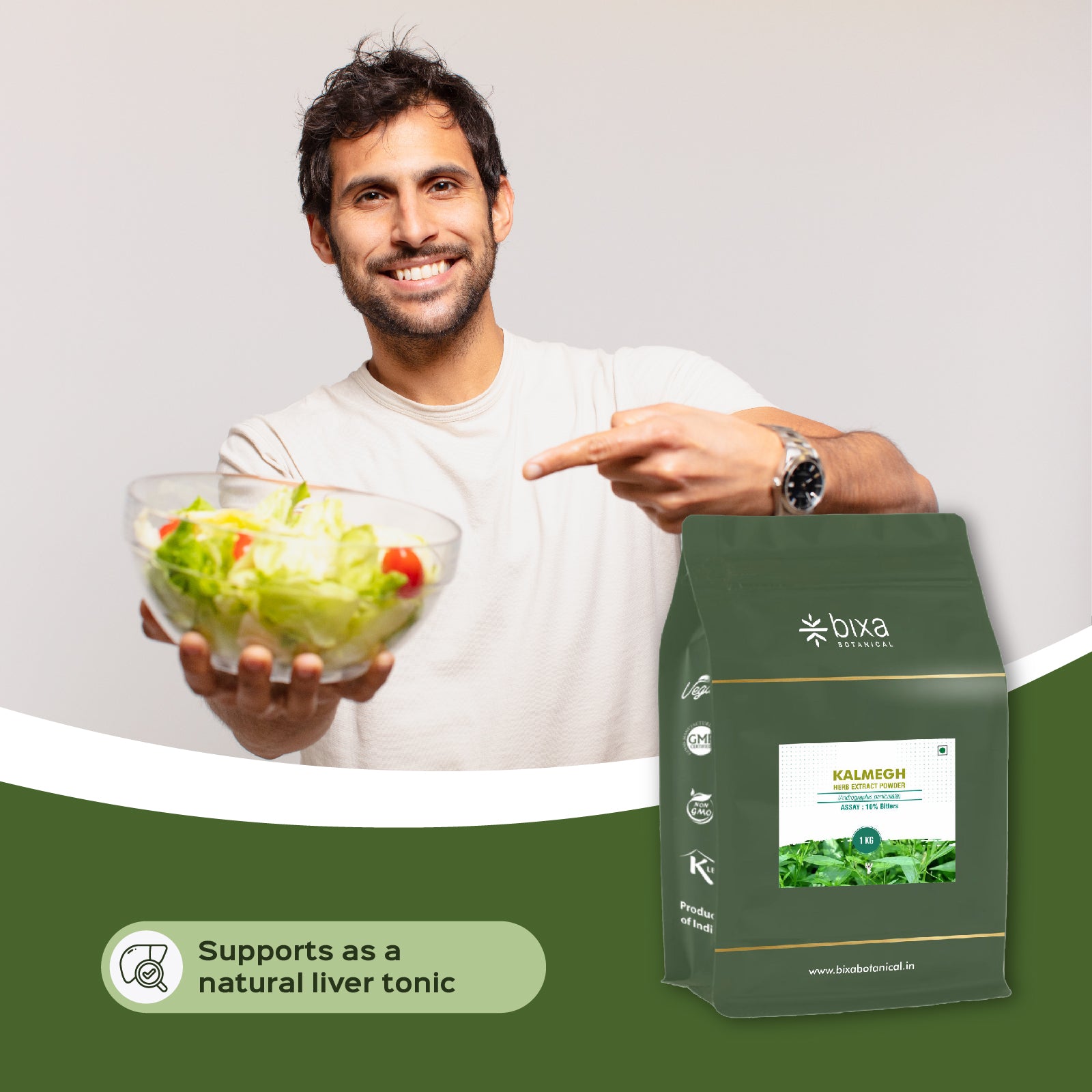 Kalmegh (Andrographis Paniculata) Dry Extract - 10% Total Andrographolide by HPLC