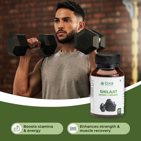 Shilajit Extract 60 Veg Capsules (450mg) 40% fulvic acid