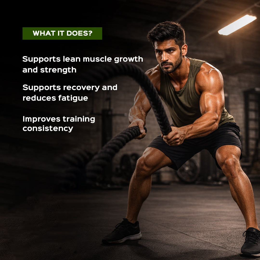 Muscle growth & Recovery Pack | Safed Musli Powder + Ashwagandha Powder | Combo