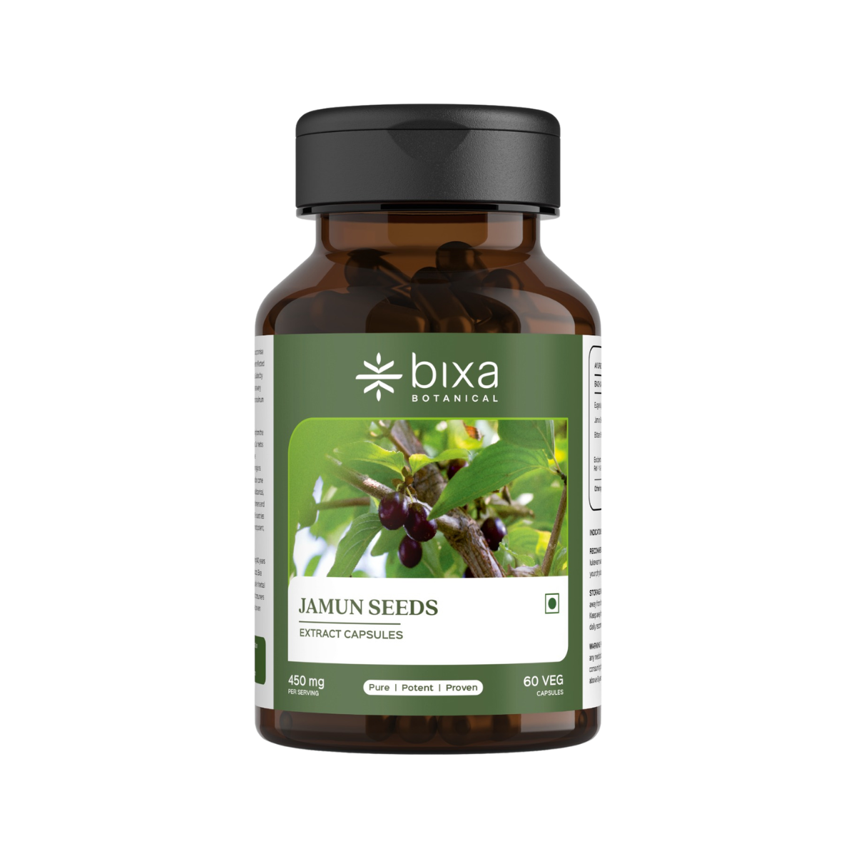 Licorice Root / Mulethi extract 60 Veg Capsules (450mg) 25% Glycyrrhizin