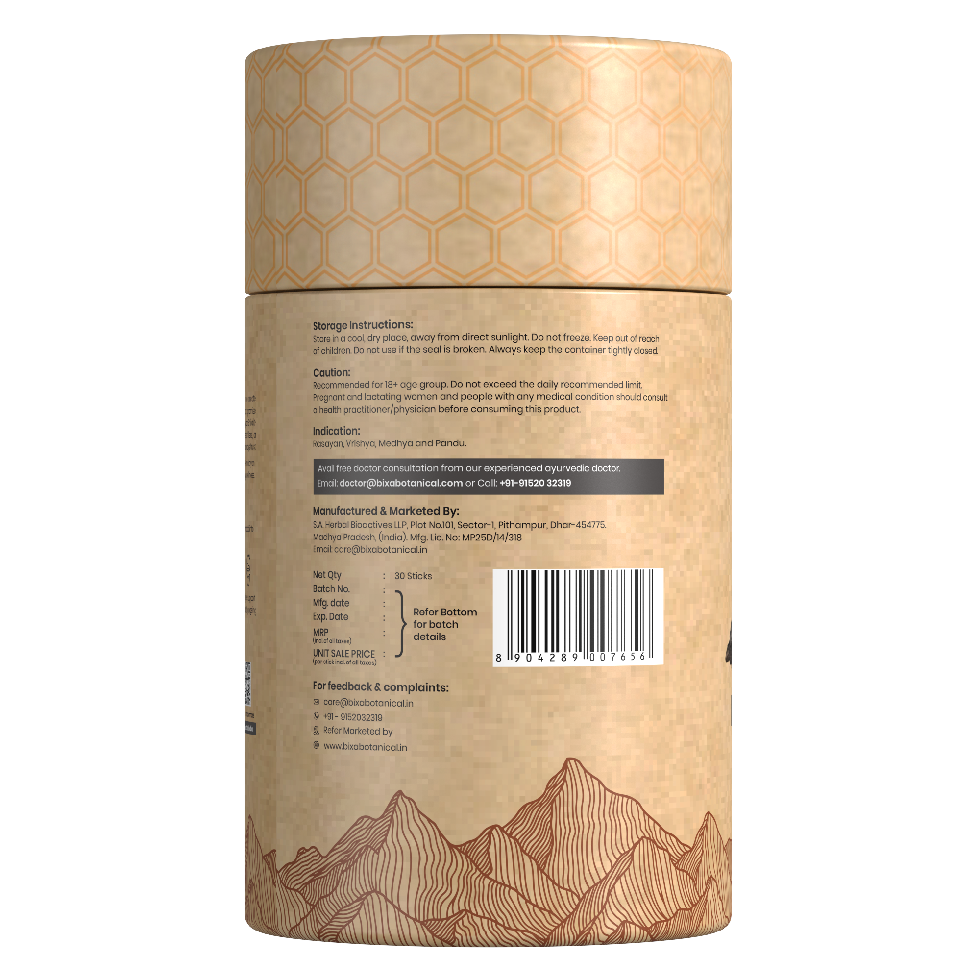 Pure Himalayan Shilajit Honey Sticks