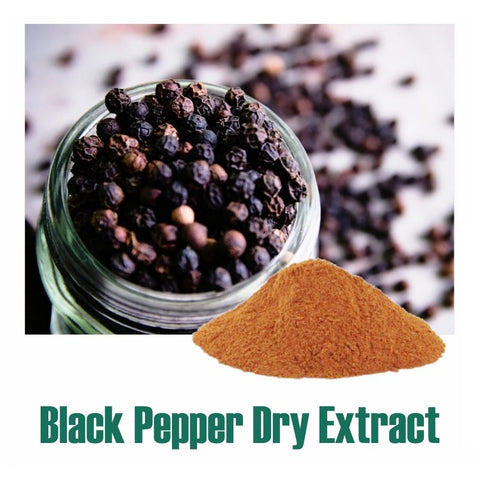 Black pepper (Piper nigrum) Dry Extract - 5% Piperine by HPLC