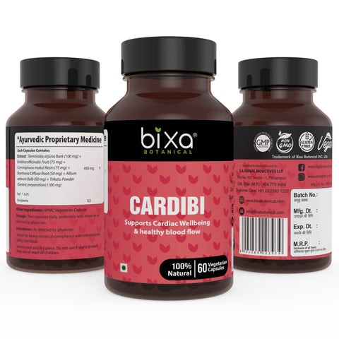 CARDIBI 60 Veg Capsules (450mg) Supports Cardiac Wellbeing