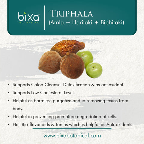 Triphala Fruit Powder  Amla + Haritaki + Bibhitaki