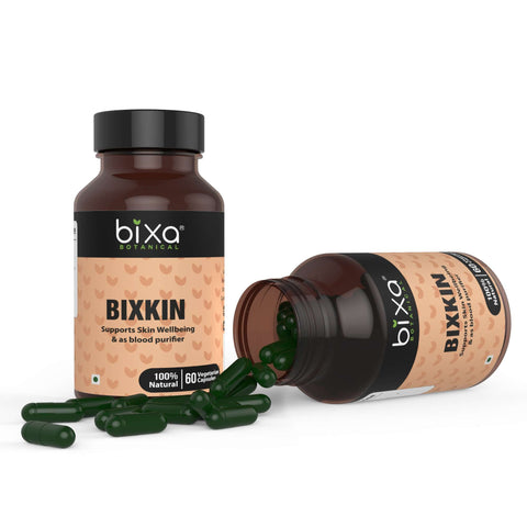 BIXKIN 60 Veg Capsules (450mg) Supports Skin Wellbeing